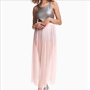 H&M and Coachella sheer maxi skirt EDC Halloween Costume size 8 NWT
